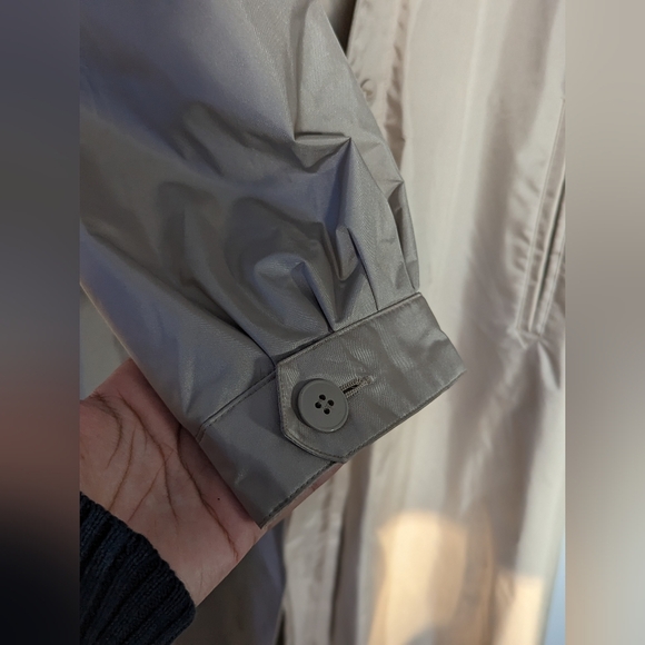 J.Gallery Long Tan Trench Coat with Belt - Picture 2 of 16